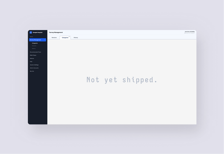Old title/structure UI